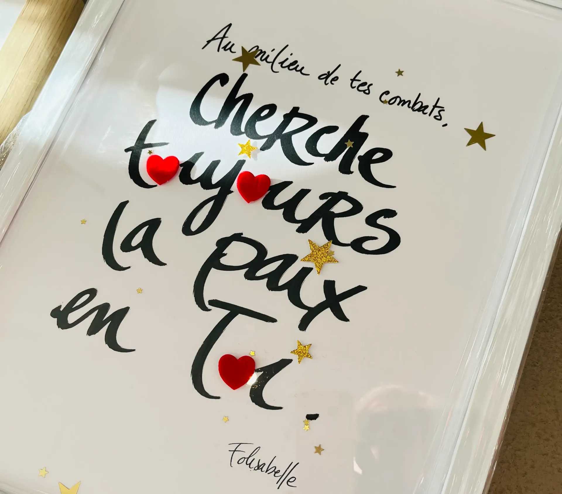 Cadre - Cherche toujours la paix en toi