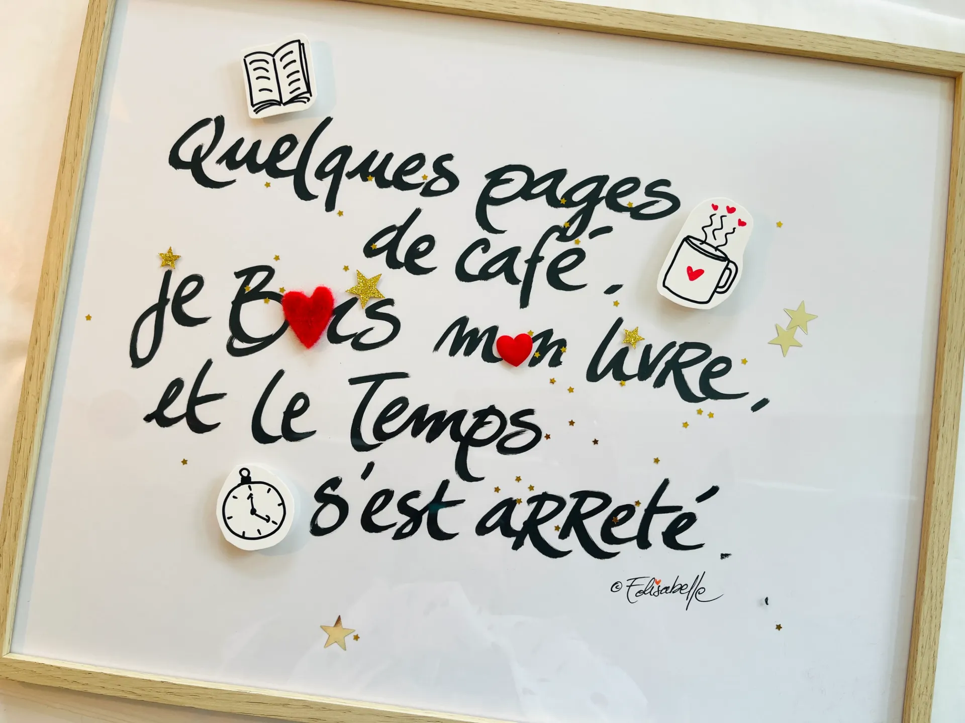 Quelques pages de café, je bois mon livre et le temps s'est arrêté! (Noir)